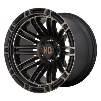 XD XD846 Double Deuce Wheel, 20x10 with 8 on 180 Bolt Pattern - Black / Dark Tint - XD84621088618N